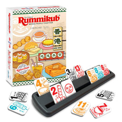 魔力橋 數字遊戲 香港地道美食硬咭版 Rummikub Hong Kong Local Snacks & Street Food (Cardboard Tiles)