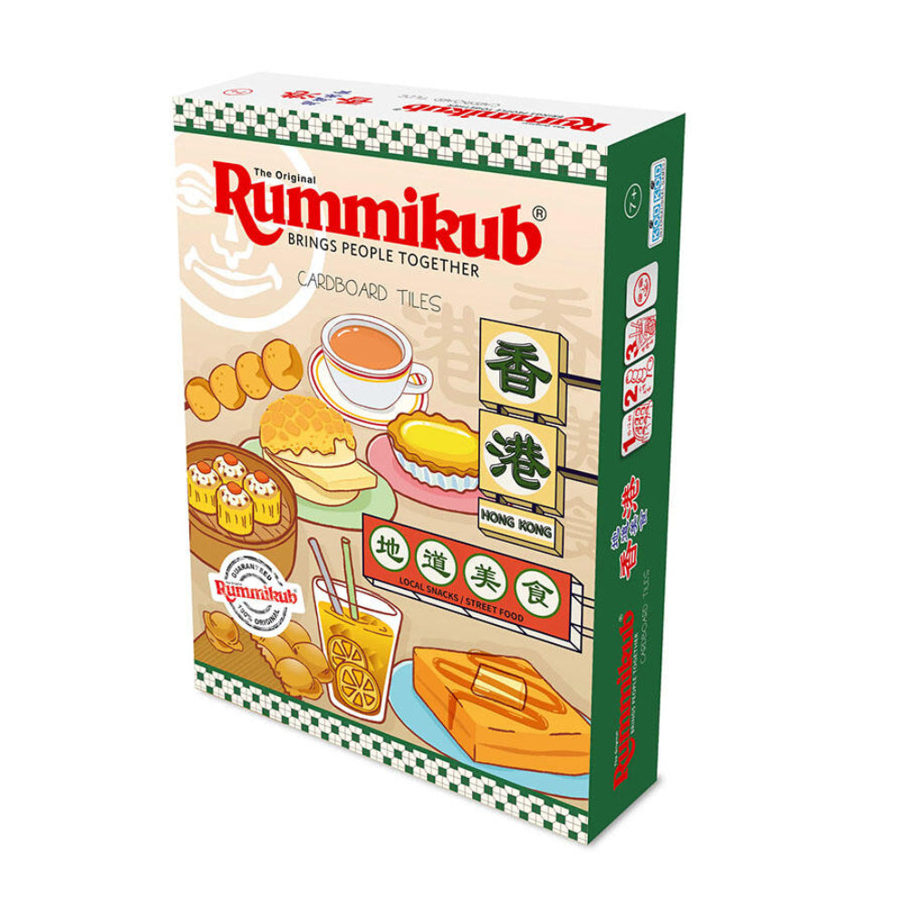 魔力橋 數字遊戲 香港地道美食硬咭版 Rummikub Hong Kong Local Snacks & Street Food (Cardboard Tiles)