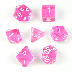 Translucent RPG Dice Set Translucent RPG Dice Set