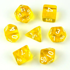Translucent RPG Dice Set Translucent RPG Dice Set