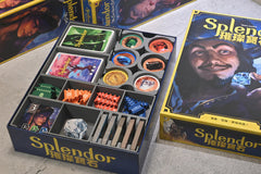 烏鴉盒子 璀璨寶石 桌遊收納盒 Splendor Wooden Insert