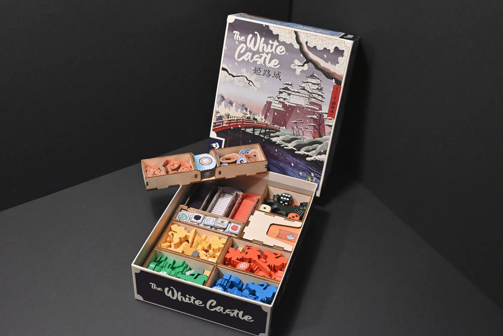 烏鴉盒子姬路城 木製收納盒 The White Castle Wooden Insert