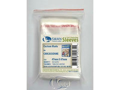 Swan 透明卡套(自黏款) Card Sleeves Thick 47 x 47 mm (160pcs)