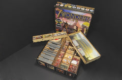 烏鴉盒子 七大奇蹟+多擴充 木製桌遊收納盒 7 Wonders+ Exps Wooden Insert