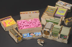 烏鴉盒子 恐龍島 木質桌遊收納盒 Dinosaur Island Wooden Insert