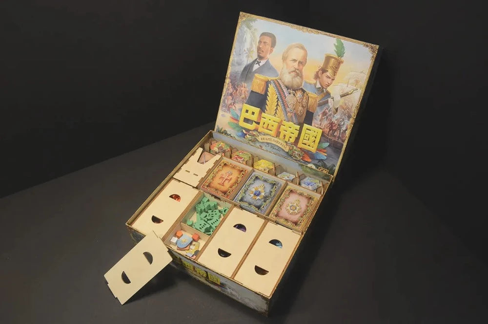 烏鴉盒子 巴西帝國 木製收納盒 Brazil Imperial Wooden Insert