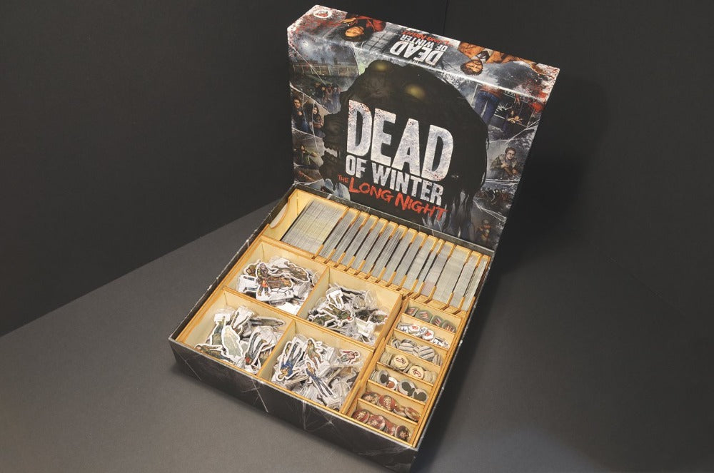 烏鴉盒子 死亡寒冬:漫漫長夜 木製桌遊收納盒 Dead of Winter : The Long Night Wooden Insert