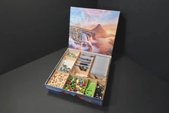 烏鴉盒子 藍星(地球) 木製收納盒 Earth Wooden Insert