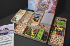 烏鴉盒子 藍星(地球) 木製收納盒 Earth Wooden Insert