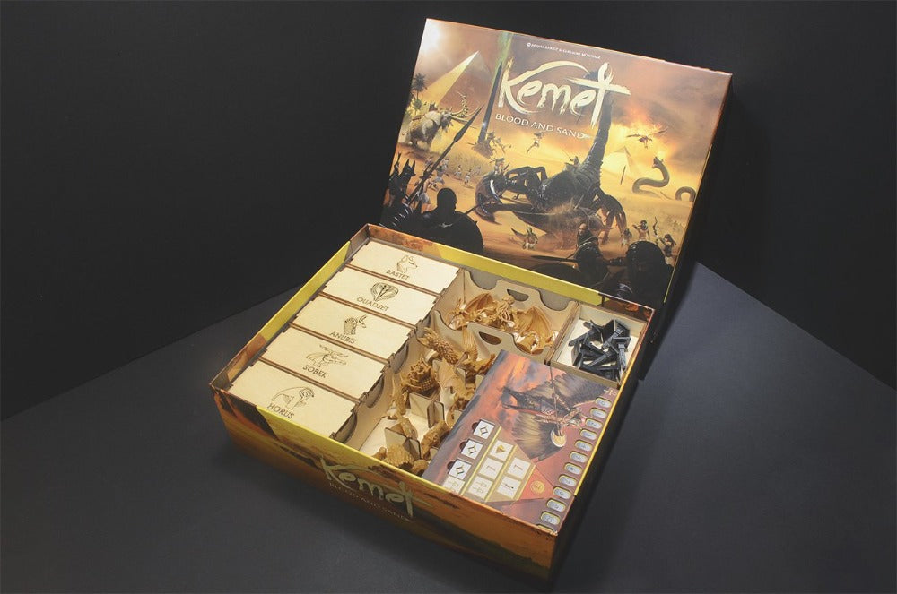 烏鴉盒子 聖域:血與沙 木製收納盒 Kemet: Blood and Sand Wooden Insert