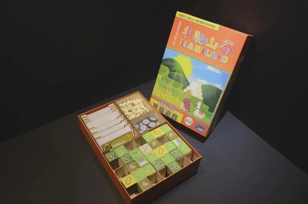 烏鴉盒子 羊駝山谷 木製收納盒 Llamaland Wooden Insert