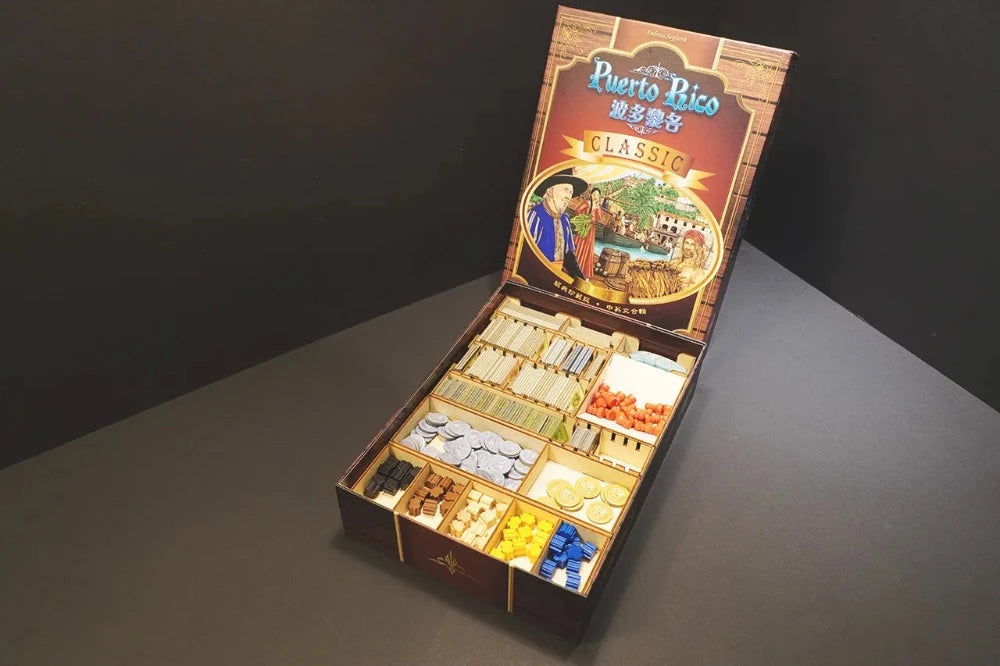 烏鴉盒子 波多黎各經典珍藏版 木製收納盒 Puerto Rico Classic Wooden Insert