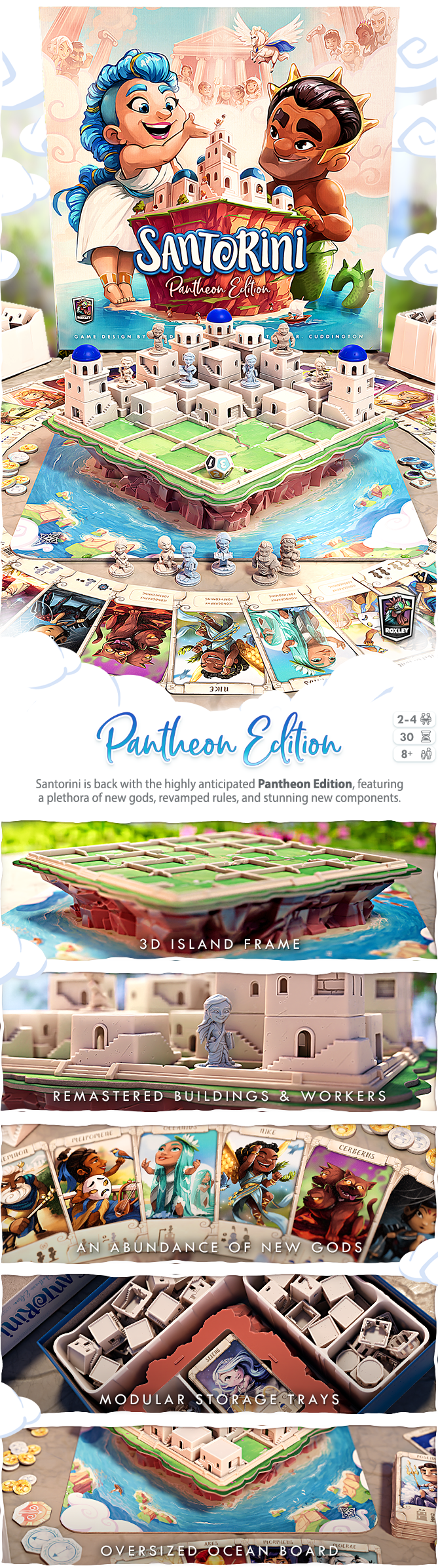 Santorini Pantheon Collector's Edition + Riddle of the Sphinx with Synth Card Full Set(EN)