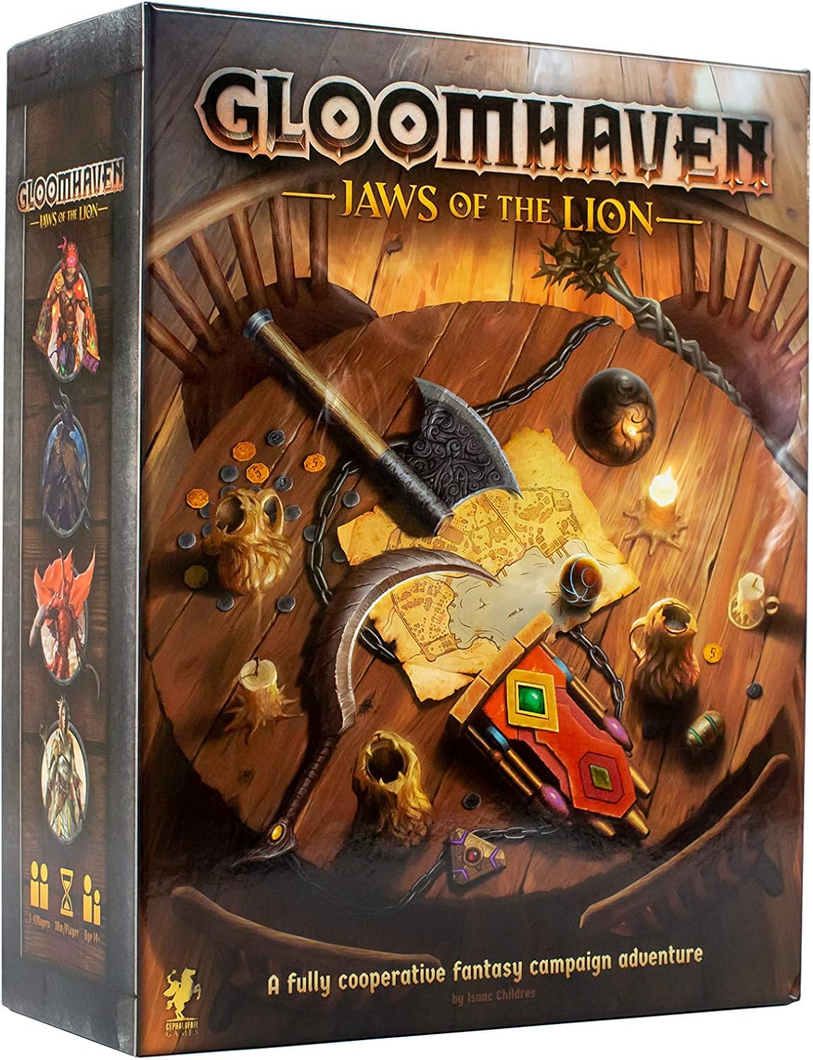 幽港迷城：雄獅蠻顎連可移除貼紙 Gloomhaven: Jaws of lion with Stickers