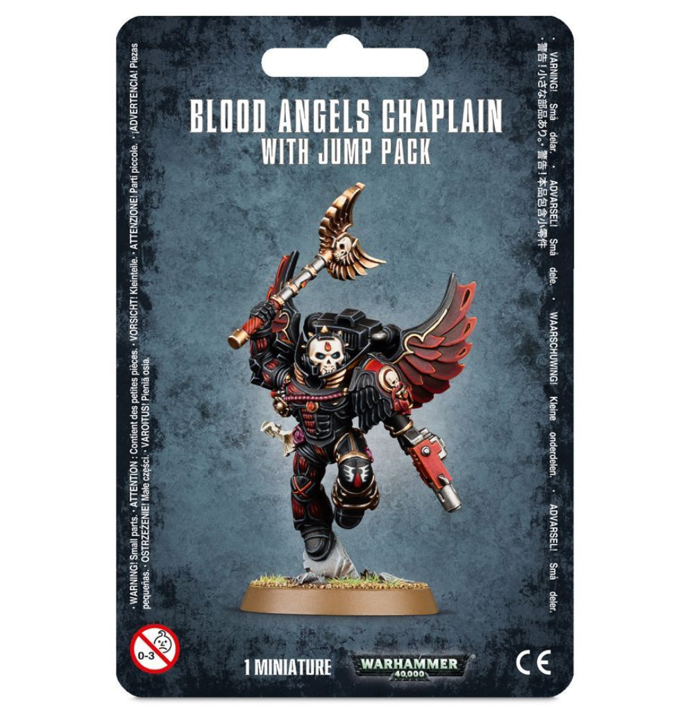 Warhammer 40,000 Blood Angels: Chaplain With Jump Pack