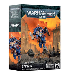 Warhammer 40,000 Space Marines: Captain with Jump Pack and Relic Shield