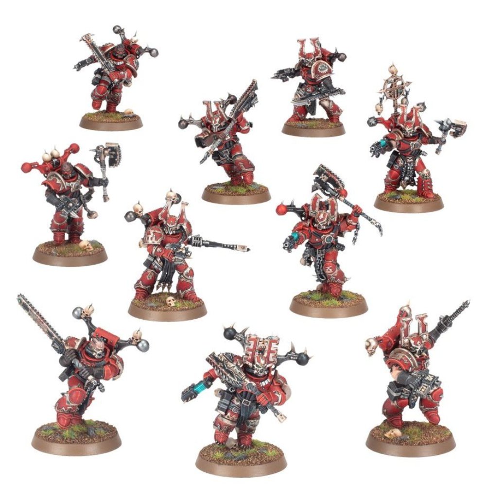 Warhammer 40,000 WORLD EATERS: KHORNE BERSERKERS