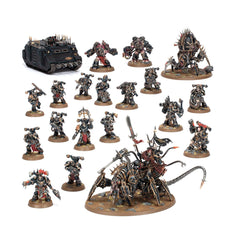 【立即預訂 數量有限】Warhammer 40,000 Chaos Space Marines Battleforce: Hellforged Warband