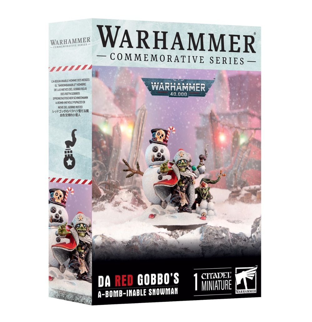 【Limited Item】Warhammer 40,000 Orks: Da Red Gobbo's A-bomb-inable Snowman