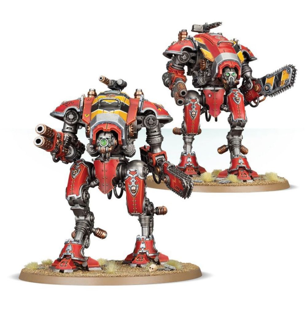 Warhammer 40,000 Imperial Knights: Knight Armigers/Armiger Warglaives
