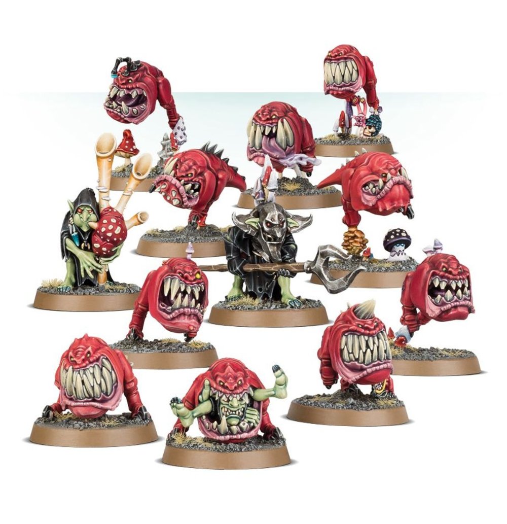 Age of Sigmar Gloomspite Gitz: Squig Herd