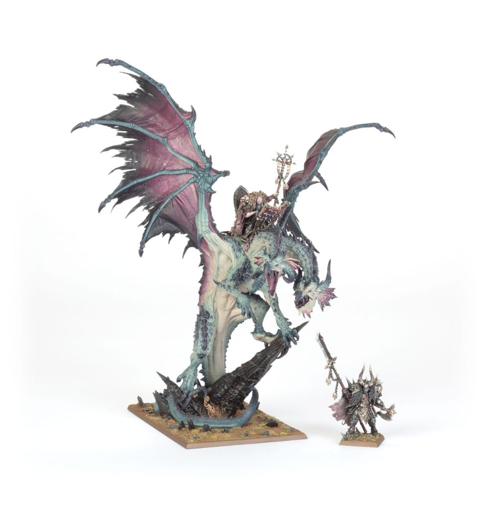 Warhammer The Old World: Lord/Sorcerer on Chaos Dragon
