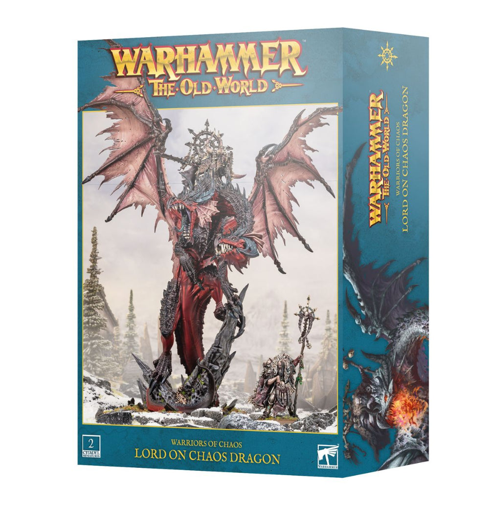 Warhammer The Old World: Lord/Sorcerer on Chaos Dragon