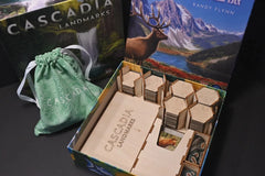 烏鴉盒子 卡斯卡迪亞之旅 木製收納盒 Cascadia Wooden Insert