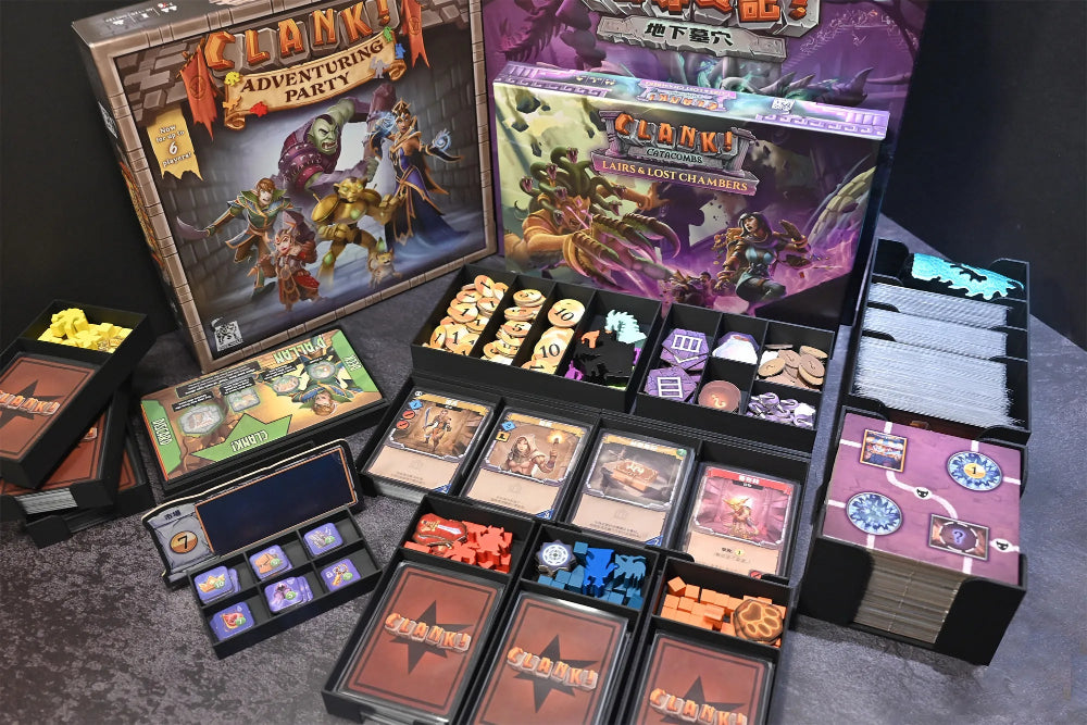 烏鴉盒子 噤聲尋寶記地下墓穴 Clank! Catacombs 收納盒