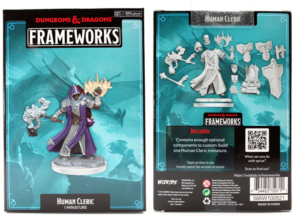 dungeons & dragons framework human Cleric male