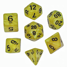Load image into Gallery viewer, 珍珠角色扮演骰仔套裝 Pearl RPG Dice Set