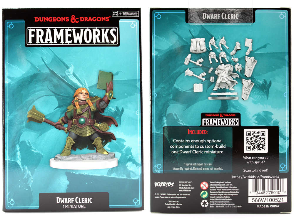 dungeons & dragons framework dwarf cleric female
