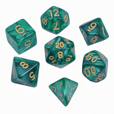 Pearl RPG Dice Set Pearl RPG Dice Set