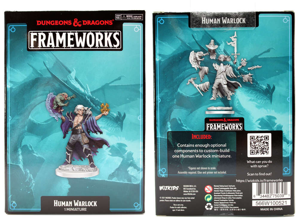 dungeons & dragons framework human warlock male