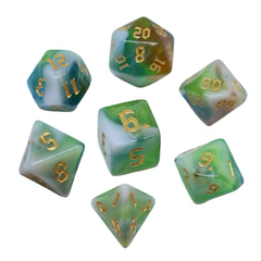 翡翠角色扮演骰仔套裝 Jade RPG Dice Set