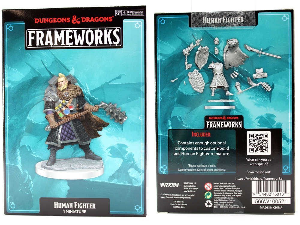 dungeons & dragons framework human fighter male