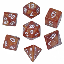 Load image into Gallery viewer, 珍珠角色扮演骰仔套裝 Pearl RPG Dice Set
