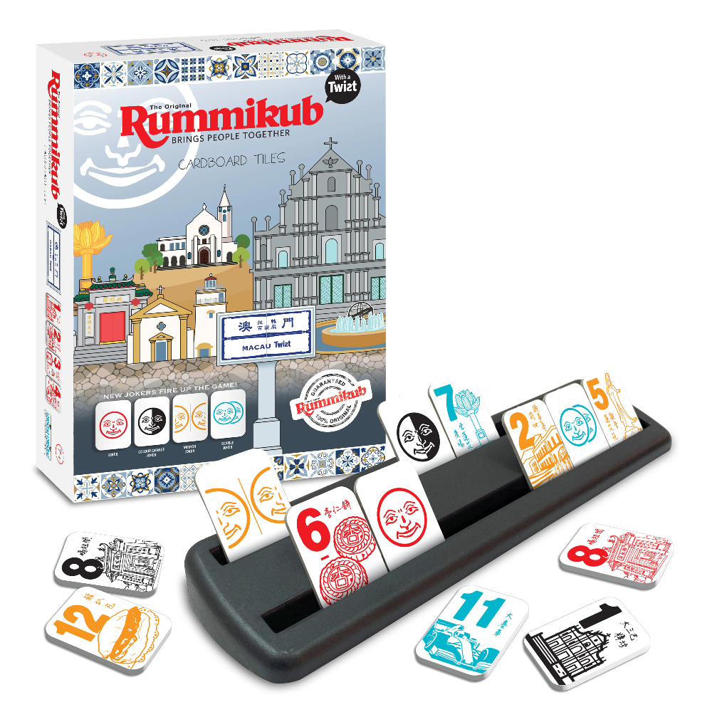 魔力橋 澳門扭轉百變硬咭版 Rummikub Twist Macau Edition (Cardboard Tiles)