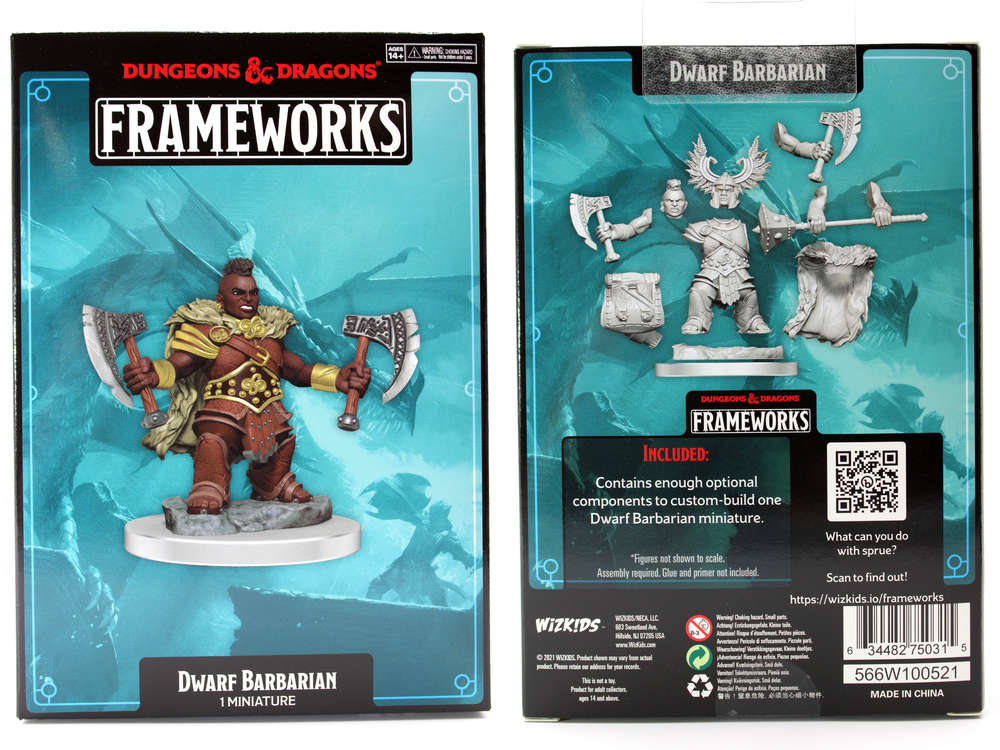 dungeons & dragons framework dwarf barbarian male