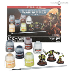 Warhammer 40,000 Orks: Boyz + Paint