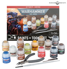 Warhammer 40,000: Paints + Tools Set (11th ED.)