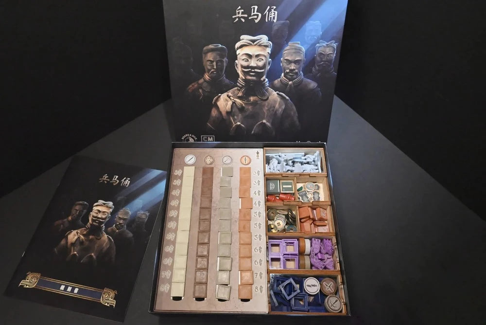 烏鴉盒子 兵馬俑 木製收納盒 Terracotta Army Wooden Insert