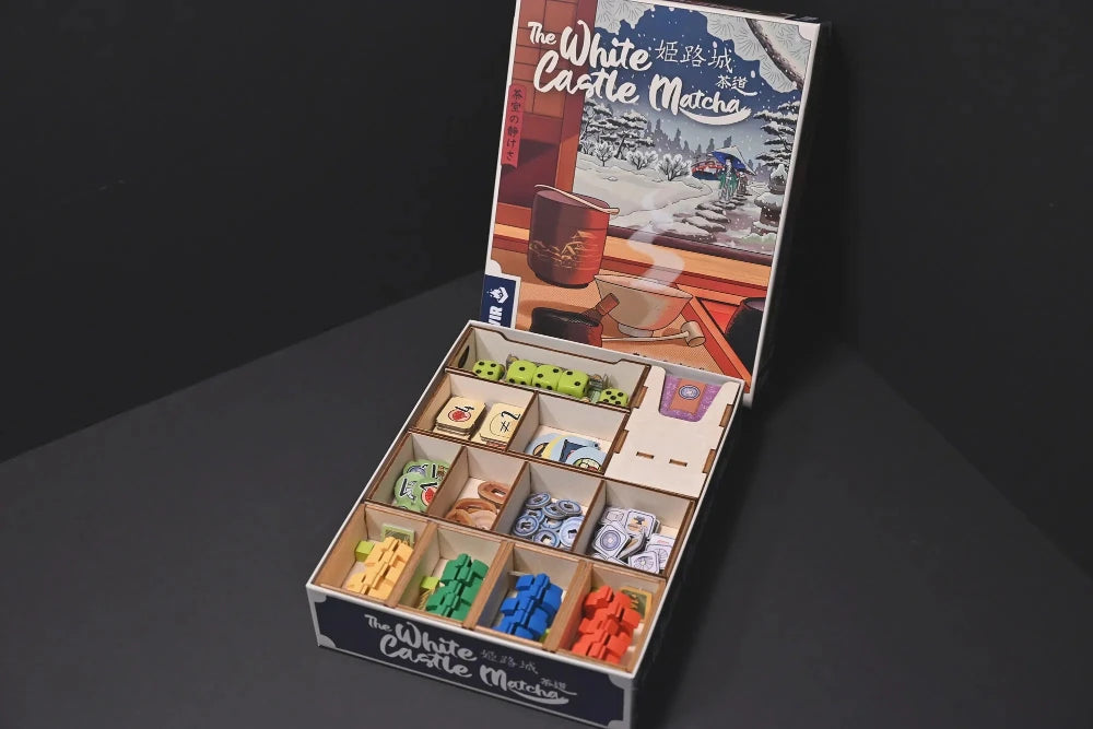 烏鴉盒子 姬路城 木製收納盒 The White Castle Wooden Insert