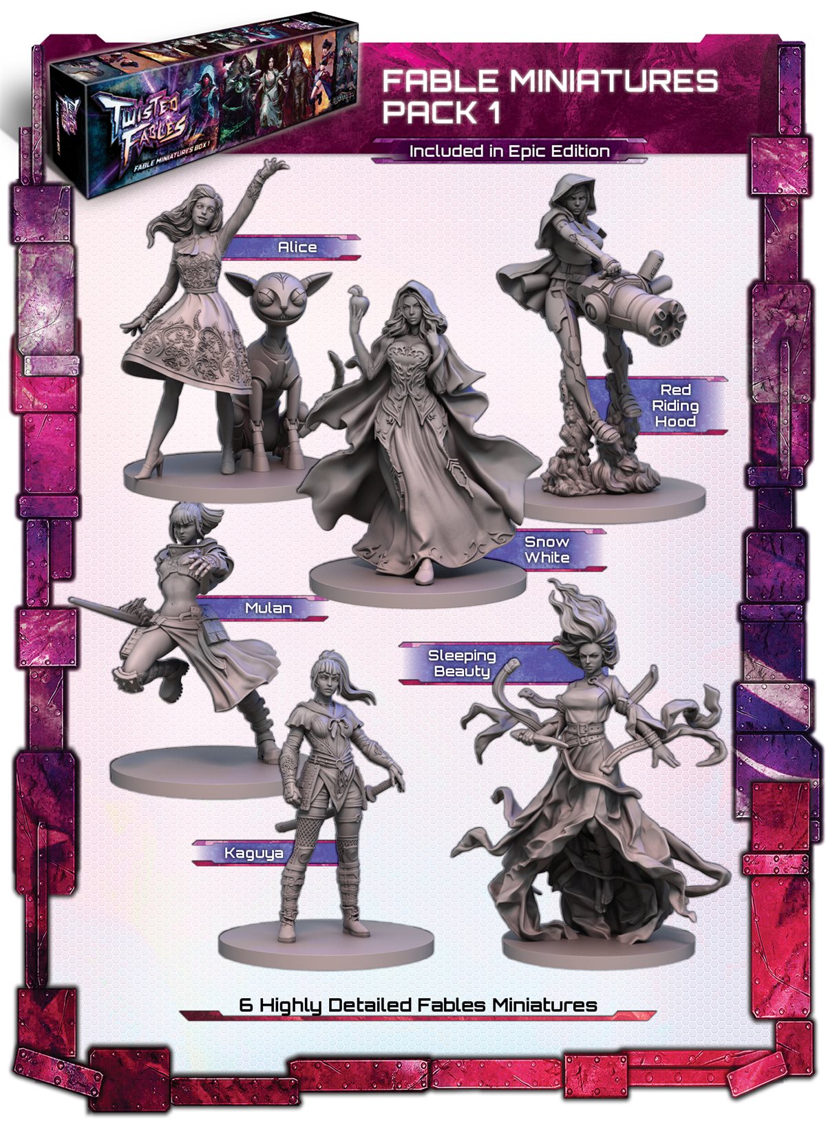 反轉寓言 角色模型 Twisted Fables Miniatures