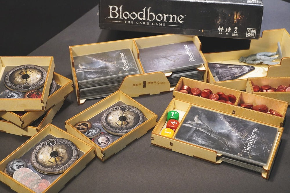 烏鴉盒子 血源詛咒：卡牌版 木製收納盒 Bloodborne: The Card Game Wooden Insert