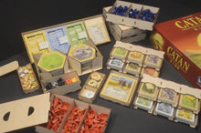 Load image into Gallery viewer, 烏鴉盒子 卡坦島 木製收納盒 Catan Wooden Insert
