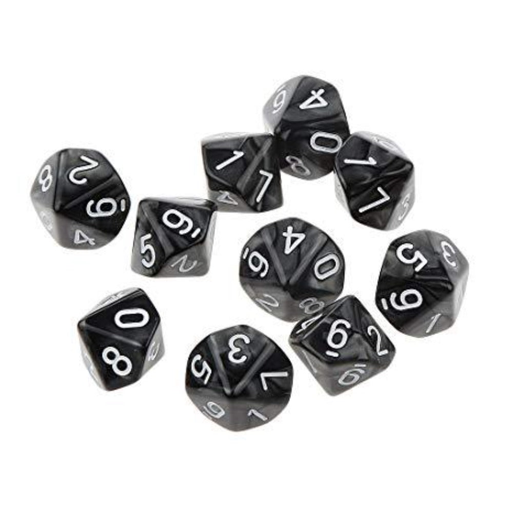 10面, 12面, 12面骰 Dice D10, D12, D20