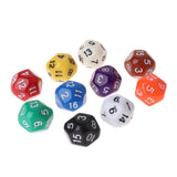 10面, 12面, 12面骰 Dice D10, D12, D20