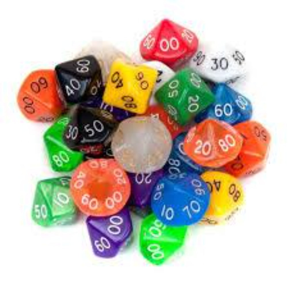 10面, 12面, 12面骰 Dice D10, D12, D20