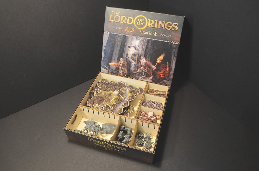 烏鴉盒子 魔戒：中洲征途 木製桌遊收納盒 The Lord of the Rings: Journeys in Middle-earth Wooden Insert
